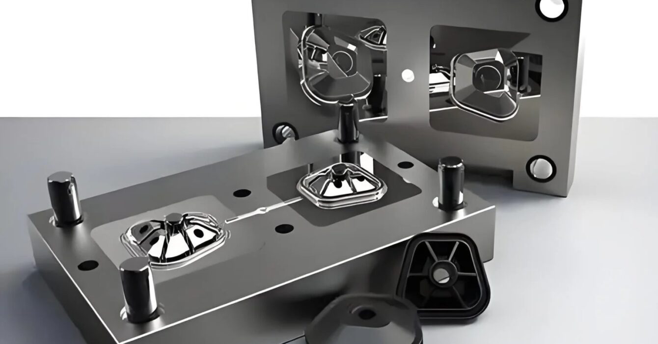 Runner on a custom injection Mold