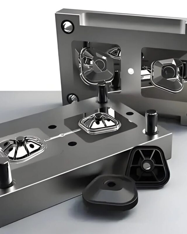 Runner on a custom injection Mold